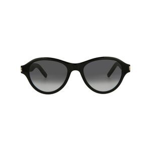 Saint Laurent Round-Frame Acetate Sunglasses Black Unisex-Adult